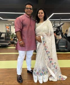 Yatinder Singh With His Wife Photo