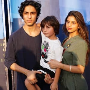 Suhana Khan with her Brothers Photo