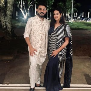 Amit Jain With His Wife Picture